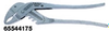 6554 - Waterpump pliers, with rapid adjustment -- 65544250 - Image