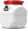 50 Liter Square Plastic Drum -- 7450 - Image