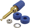 Binding Post, 15A, Turret, Blue; Product Range Pomona - 94F758 - Newark, An Avnet Company