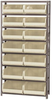 Open Shelving, 8Shelves, 14Bins, Ivory; Shelving Unit Type Quantum Storage - 44AC6701 - Newark, An Avnet Company