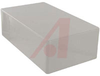 Box; ABS Plastic (UL Flammability Rating of 94V-0); 7.5 in. L x 4.3 in. W; Grey - 70165223 - Allied Electronics, Inc.