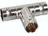 75 Ohm BNC Female-Female-Female T Adapter -- BF-T - Image