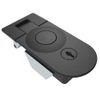 Compression Latch, Sealed Lever Latch, Key Locking, Locking without dust shutter, 1-11mm Panel, 1-14mm Grip, Zinc Alloy, Powder Coat, Black - C5-21-15 - Southco