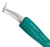 Excelta Two Star Ergonomic Utility Tweezers 6-SA-PI-ET - Stainless Steel Angled Flat Sharp Point Tip - 5 in Length - EXCELTA 6-SA-PI-ET - R. S. Hughes Company, Inc.