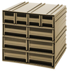 Interlocking Cabinet, 10Drawer, Ivory; No. Of Drawers Quantum Storage - 44AC6088 - Newark, An Avnet Company