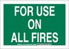 Fire Safety Sign - 127245 - Brady Corporation