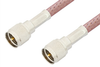 Mini UHF Male to Mini UHF Male Cable 60 Inch Length Using RG142 Coax, RoHS - PE3263LF-60 - Pasternack