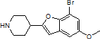 4-(7-bromo-5-methoxybenzofuran-2-yl)piperidine - 16057 - Medical Isotopes, Inc.