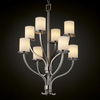 FSN-8788-10-OPAL-NCKL Mid. Chandeliers-Pillar Candle - 671818 - Capital Lighting, Inc.