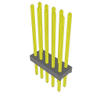 Headers, Male Pins - 612-MTMM-105-14-G-D-500-ND - DigiKey