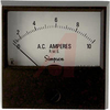 Ammeter; 0 to 10 ACA; + 2%; 2-1/2 in.; 2%; 2.16 in.; 0.140 in.; -20 to degC - 70209458 - Allied Electronics, Inc.