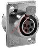 DIN Plug; Receptacle; 5; Female; 125; 5A; 0.010 Ohms (Max.); Copper Alloy - 70214553 - Allied Electronics, Inc.