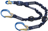 DBI-SALA Force2 Blue Shock-Absorbing Lanyard - 6 ft Length - 648250-17108 -- 648250-17108