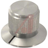 Knob;Push to Turn;Shaft Sz 0.25in;Panel;Saw Cut;Clear Gloss;Aluminum;4-40 - 70126084 - Allied Electronics, Inc.