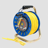 Test lead 200 m for earth resistance measurements (on a reel) yellow -- WAPRZ200YEBBSZ