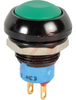 Switch; IP67 Sealed; Pushbutton; Momentary; with Green Actuator - 70066020 - Allied Electronics, Inc.