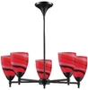 10155/5DR-CY Mid. Chandeliers-Glass Up - 638268 - Capital Lighting, Inc.