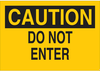 Admittance Sign - 84009 - Brady Corporation