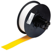 Brady B-595 Yellow Indoor / Outdoor Vinyl Thermal Transfer Continuous Thermal Transfer Printer Label Roll - 1.125 in Width - 100 ft Length - 113194 - 754473-98532 - R. S. Hughes Company, Inc.