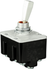 MICRO SWITCH Toggle Switches: TL Series Toggle Switch, 4 Pole Double Throw (4PDT) 3 Position, Special Circuitry (On - On - On), Screw Terminals, 22 mm Square White Nylon Tab Lever - 4TL47-12 - Honeywell Sensing & IoT