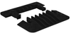 End Caps for GD5X125 5-Channel Guard Dog® Cable Protector, Black -GDEC5X125-B - GDEC5X125-B - Checkers