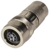 Sensor Connector, M12, Rcpt, 8Pos, Cable; Product Range Harting - 50AC4228 - Newark, An Avnet Company