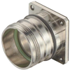 Han M23 Bulkhead Housing, Front Panel Assembly, Flat Seal, 2.7Mm Mounting Holes Rohs Compliant Harting - 37AC1856 - Newark, An Avnet Company