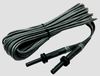 Test lead 10 m 5 kV (banana plugs, shielded) black/graphite - WAPRZ010BLBBE5K - Sonel Test