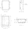 Galvanized Steel NEMA 4 Wallmount One Door Single Access JIC -- J-1084N4GLV - Image