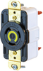 Connector, Nema L5-20R, 20A, Black; Connector Type Hubbell Wiring Devices - 09AJ8969 - Newark, An Avnet Company