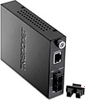 Intelligent 1000Base-T to 1000Base-LX Single-Mode SC Fiber Converter (70km/43.5 miles) - TFC-1000S70  (Version C1.0R) - TRENDnet Inc.
