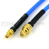SMP Female to Mini SMP Female Cable RG-405 Coax in 6 Inch and RoHS - SCA65086-06 - Fairview Microwave Inc.