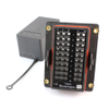 Eaton's Bussmann Series 15305-4-0-4 RTMR Mini Fuse Panel, Holds 3 or 5 Relays, 10 Mini Fuses with Cover -- 46344 - Image