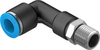 Push-in L-fitting, long - QSLL-1/4-10 - Festo Corporation