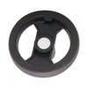 Dished Hand Wheel Without Handle: 13.78 in Diameter, 2 Spokes, Bore -- JCL-1050 - Image