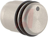 Knob;Instrumentation;Dia 0.5in;Shaft Sz0.125in;Screw;Dot;Clear Matte;Aluminum - 70126080 - Allied Electronics, Inc.