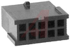 Soft Shell Housing; Nylon; Black; 0.118in.; Free Hanging; Plug; 10; UL 94V-0 - 70082759 - Allied Electronics, Inc.