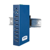 ULI-417H - 7-port industrial USB 3.2 SuperSpeed 5Gbps hub with metal case. ESD protection up to 15kV (level 4). - BB-USH207-B - Advantech