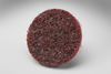 3M Scotch-Brite 7481 Non-Woven Aluminum Oxide Quick Change Disc - Medium Grade - 2 in Diameter - 07481 -- 051131-07481 - Image