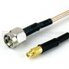SMA Male to MMCX Male Cable RG-316 Coax in 6 Inch and RoHS - SCA16316-06 - Fairview Microwave Inc.