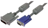 Premium DVI-A Male DVI Cable / HD15 Male w/ Ferrites, 3.0 ft -- MDA00020-3F - Image