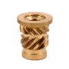 E-Z Sonic™ Threaded Insert for Plastic - Straight - Flanged - 4-40 -- FL-440-HI - Image