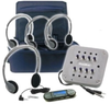 MP3 Listening Center - 4 Personal Headphones, Jackbox with Volume, 1GB MP3 Player, Carry Case - CB/4SVHA2MP3 - Visual Sound, Inc.