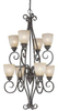 Large Chandeliers-Glass Shade - 58297 - Light Center (The)
