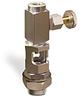 Straight Heavy Duty Sight Feed Valve, Solid Gasket, 1/4” Female NPT Inlet, 1/4” Female NPT Outlet, 1”-14 Remote Mounting Thread, Handwheel - B749-7-SG - Oil-Rite Corp.