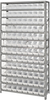 Open Shelving, 13Shelves, 96Bins, Clear; Shelving Unit Type Quantum Storage - 42AC8737 - Newark, An Avnet Company
