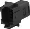 Automotive Housing, Rcpt, 8Pos, Black; Product Range Deutsch Te Connectivity - 55AJ2026 - Newark, An Avnet Company