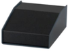 Sloped Console Enclosure, Aluminum Black/blue; Enclosure Type Hammond -- 50B3799