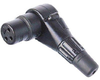 Neutrik 5 Pin XLRJ Right Angle /Gold -- NEUNC5FRCB