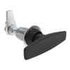 VISE ACTION® Compression Latch, Large Size, T-Handle, Zinc Alloy, Powder Coated, Black - E3-221-35 - Southco